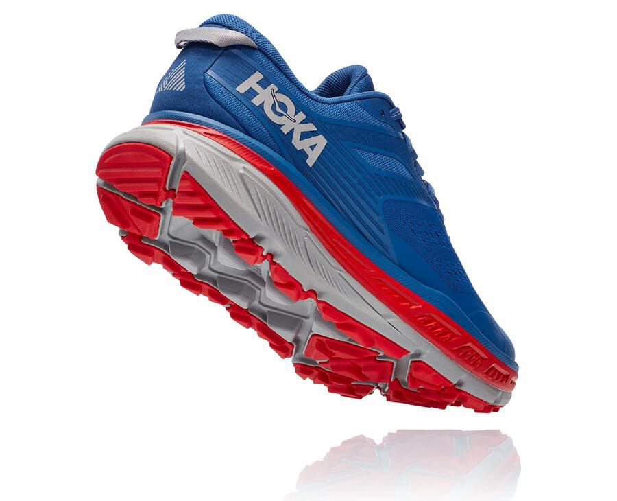 Tenis Trail Hoka One One Masculino Azuis - Stinson Atr 6 - 208-IVDQWR